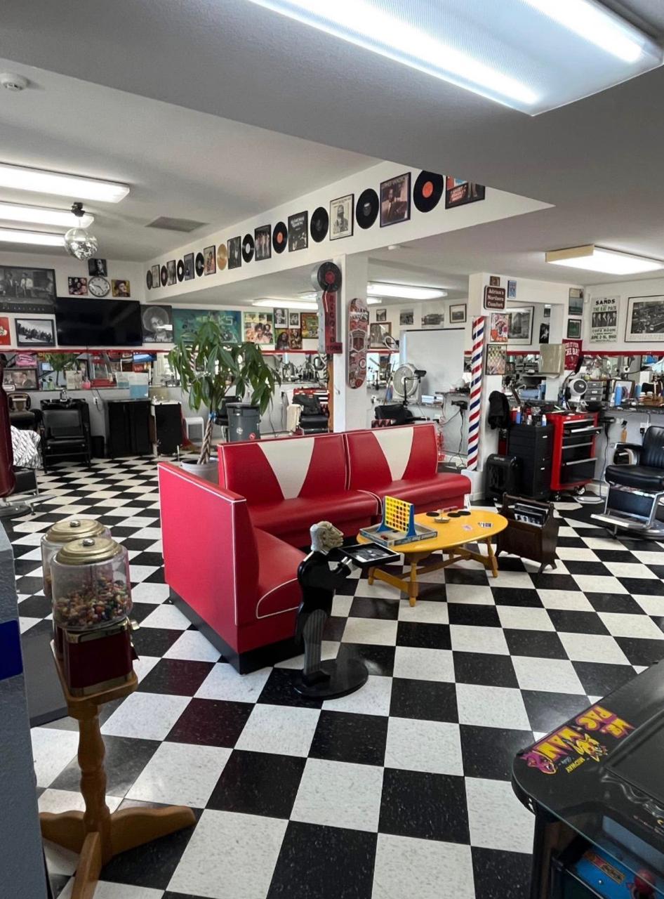 Inside Headspins Barbershop